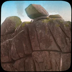 Logan Rock, nabij Treen, Cornwall, eind 19e of begin 20e eeuw