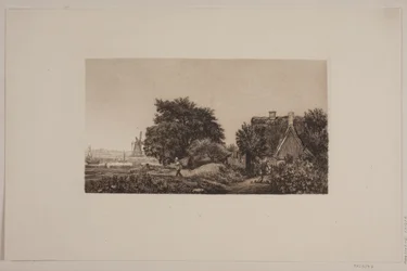 Landschap met molen