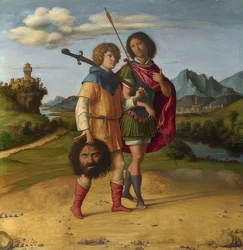 David en Jonathan (?). Circa 1505-10