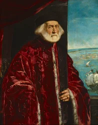 Cirkel van Jacopo Tintoretto - Portret van een Venetiaanse procureur, 1938.1.142