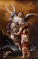 De beschermengel na Pietro da Cortona