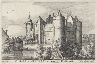 Gezicht op het Muiderslot