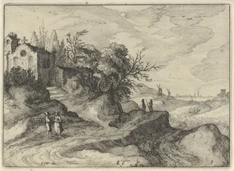 Kapel aan een slingerende landweg