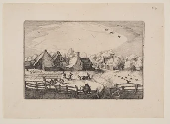 Bleekvelden bij de Haarlemmer Hout, van Gezicht in de Omgeving van Haarlem (Plaisante Plaetsen)