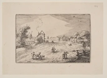De weg naar Leiden, van vergezichten in de omgeving van Haarlem (Plaisante Plaetsen)