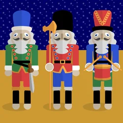 Kerst Notenkrakers - Gelukssymbolen