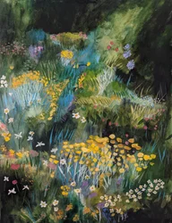 Wilde bloementuin