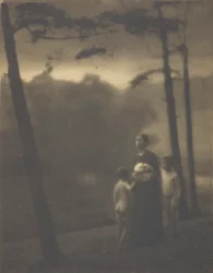 Avond—Moeder en jongens, 1905