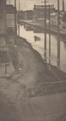 Telegraafpalen, ca. 1900