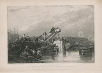De Duikklok gebruikt bij de Thames Tunnel
