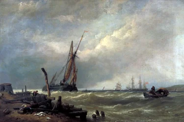 Op de Texel, 1856