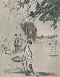 Ik ben doodziek van vrouwen uit De Jongen, c1900