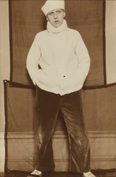 Zelfportret met matrozenhoed