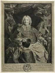 Portret van Charles-Gaspard-Guillaume de Vintimille, Aartsbisschop van Parijs
