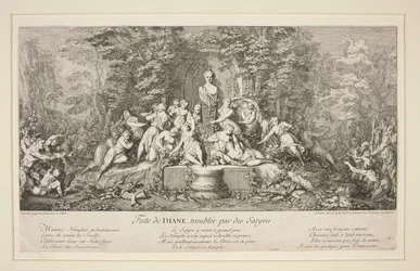 Feste de DIANE, verstoord door saters