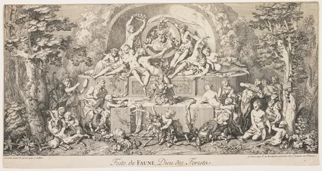 Festival van Faun, God van de Bossen, ca. 1740