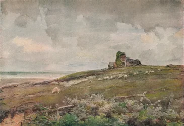 Een oude ruïne in Suffolk, ca. 1915