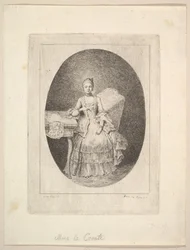Portret van Marguerite Le Comte, 1764