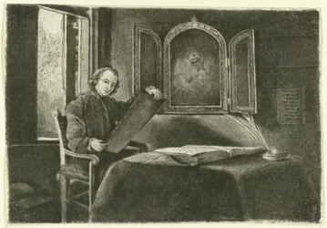 Portret van Ponce-François Copette als Abraham Francen