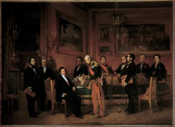 Raad van Ministers in het Palais des Tuileries