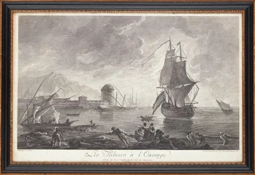Franse staalgravures