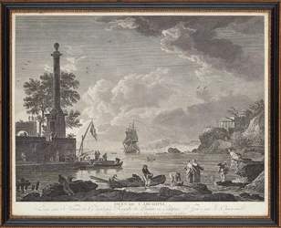 Franse staalgravures