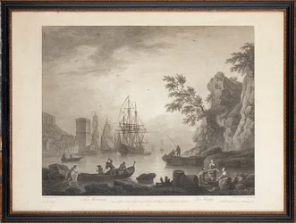 Tien Franse staalgravures