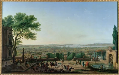 De stad en haven van Toulon ...