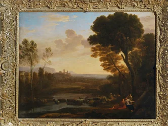 Landschap met Parijs en Oenone, zegt de ...