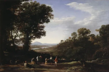 Dansende dorpelingen, eind jaren 1630 (olieverf op doek)