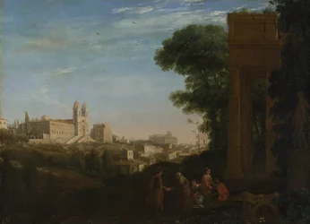 Een uitzicht in Rome, 1632