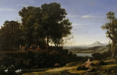 Landschap met Apollo en de Muzen