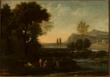 Landschap met herders