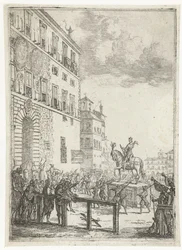 Ruiterstandbeeld van de keizer van het Heilige Roomse Rijk