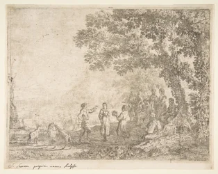 De Country Dance Grote Plaat, ca. 1637