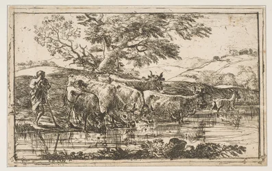 De kudde bij de drinkplaats, 1635