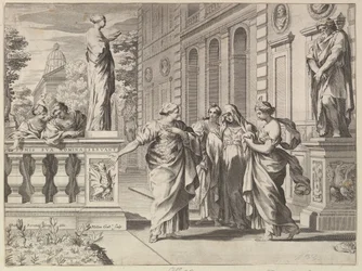 Allegorie ter ere van het Romeinse College opgericht door de Borghese Familie, 1615-88