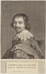 Zelfportret van Claude Mellan