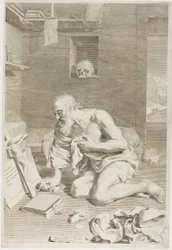 Sint Hiëronymus Biddend
