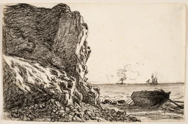 Kliffen en zee, Sainte-Adresse