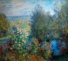 Hoek van de tuin in Montgeron