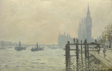 De Theems bij Westminster