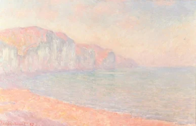 Kliffen van Pourville in de ochtend
