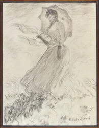 Vrouw met parasol