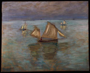 Vissersboten bij Pourville