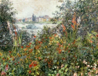 Bloemen in Vétheuil