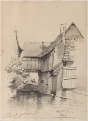 Huis aan de Lezarde bij Montivilliers, 1857