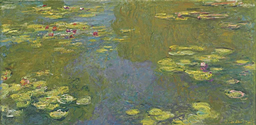 De vijver met waterlelies