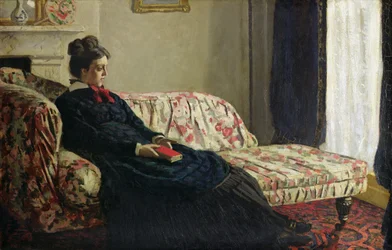 Meditatie, of Madame Monet op de Bank