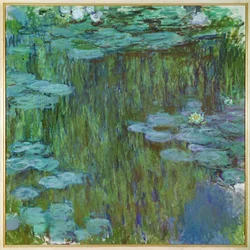 Nympheas a Giverny (olieverf op doek)
